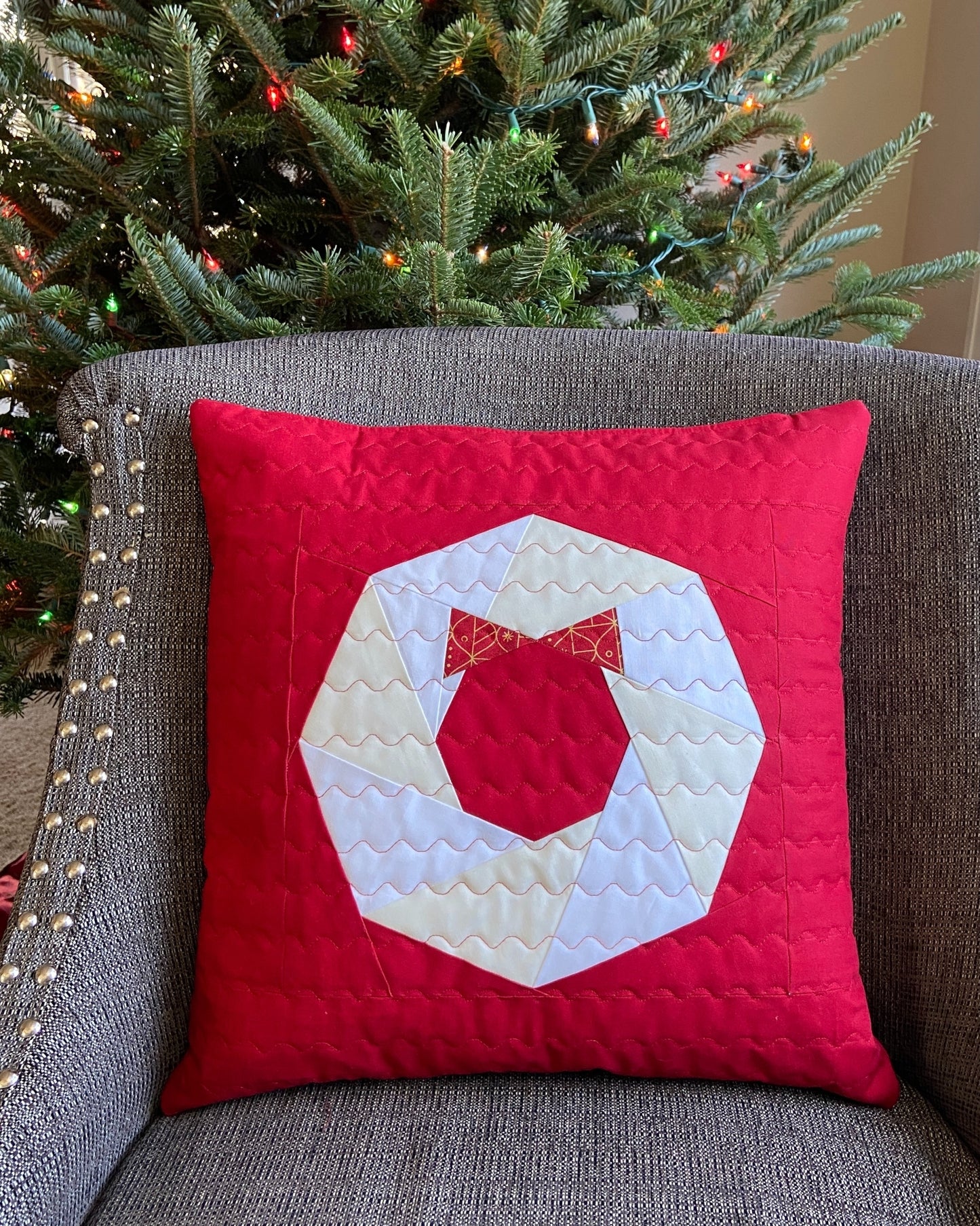 Quick Christmas Pillow - PDF