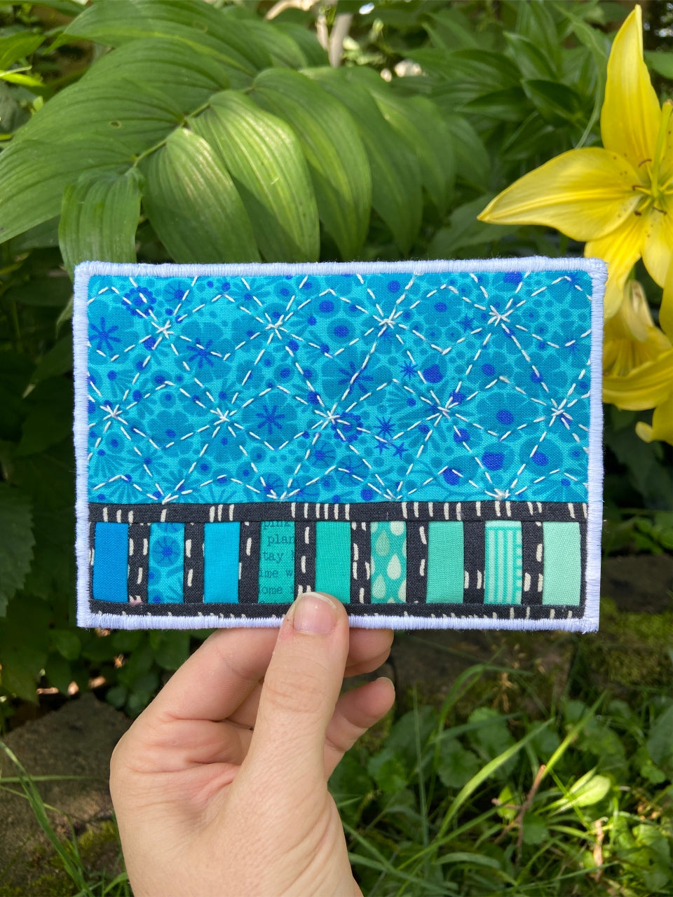 Postcard Series - Space and Structure Block Pattern - PDF